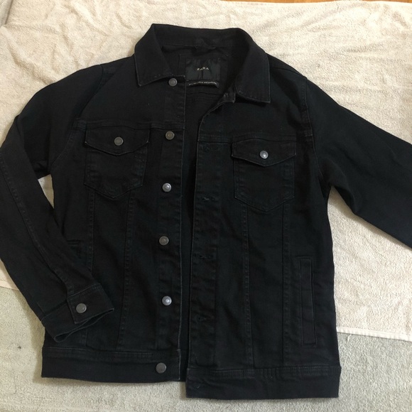 Zara Other - Zara Mens Black Jean Jacket